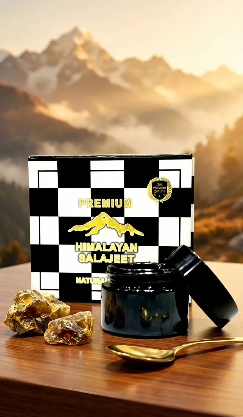 Pure Himalayan Salajeet – Natural Strength, Energy & Vitality Booster