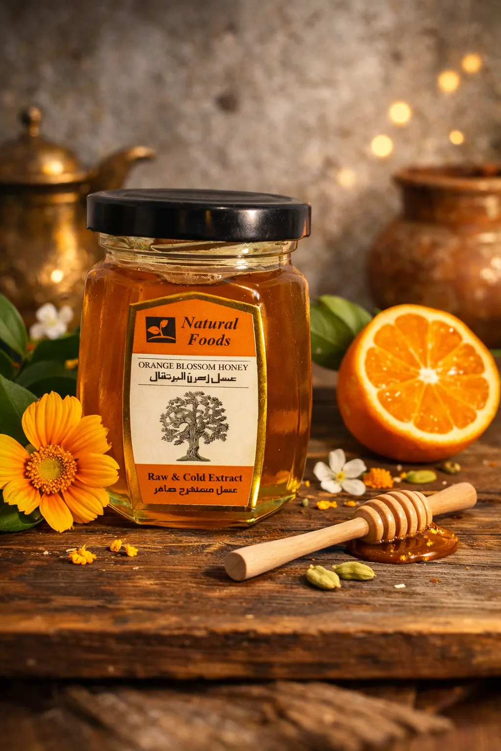 Orange Blossom Honey – Floral Citrus Honey for Calm & Better Sleep
