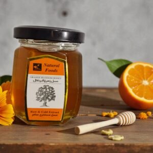 orange blossom honey – floral citrus honey for calm & better sleep
